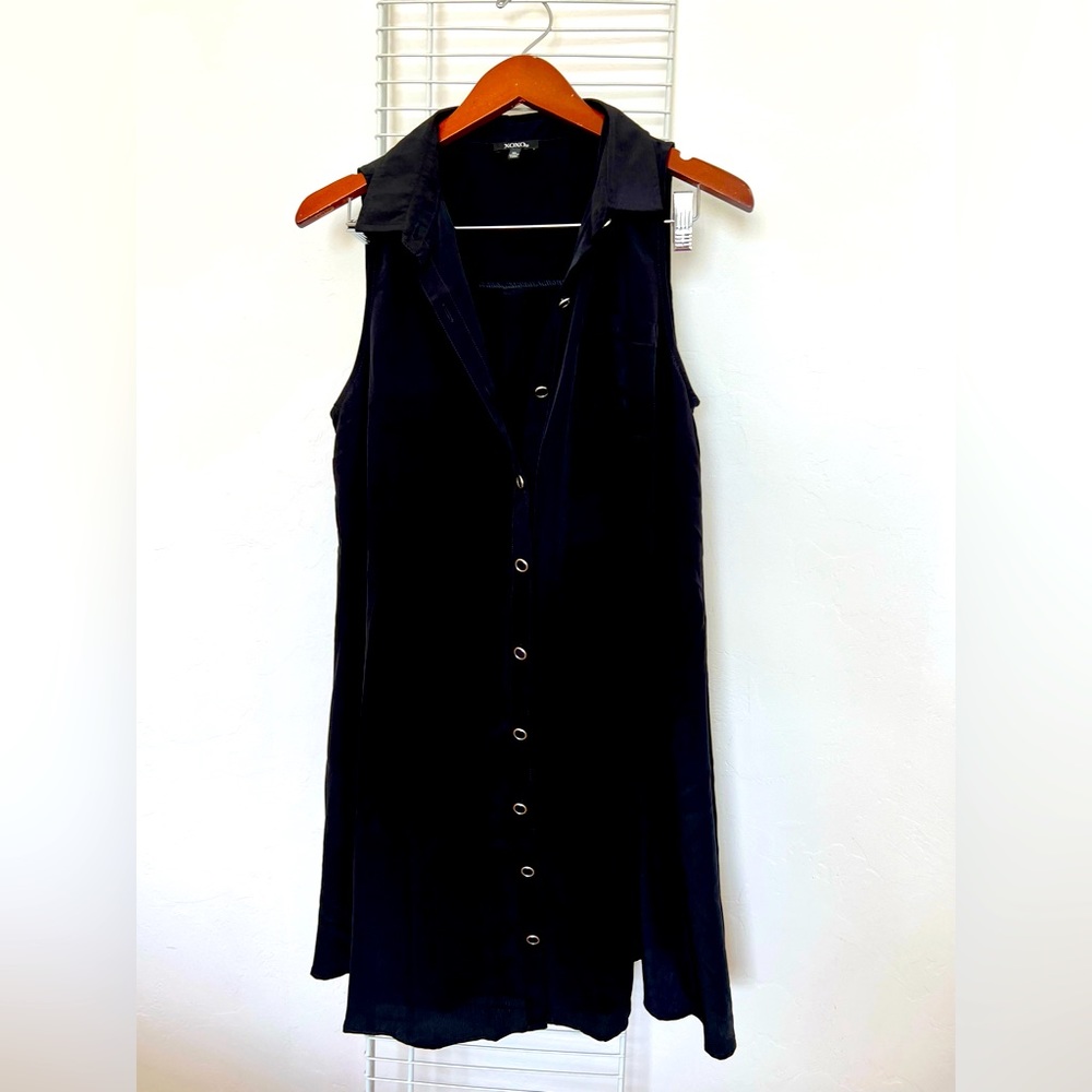XOXO size XL black dress with collar.